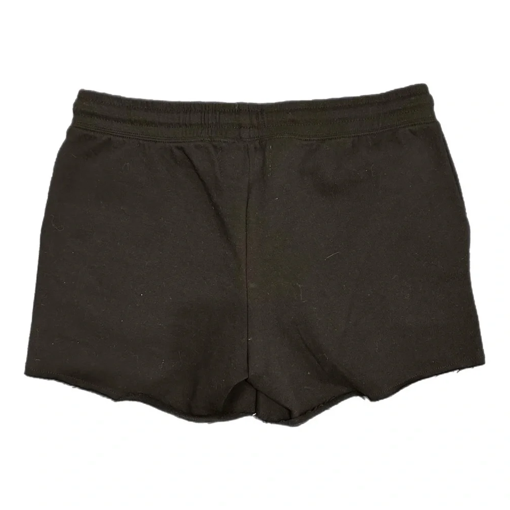 Lace-Up Sweatshorts With Camo Peace Sign Patch